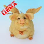 PG-7961 (24) 10*8,5*8 см Фигурка "Свинья", искусственный камень, пр-во SEALMARK ( HONG KONG)