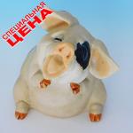 PG-7968 (30) 7,5*8*10 см Фигурка "Свинья", искусственный камень, пр-во SEALMARK (HONG KONG)