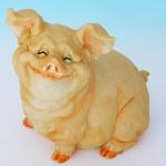 PG-7975 (18) 12*9*12 см Фигурка "Свинья", искусственный камень, пр-во SEALMARK (HONG KONG)