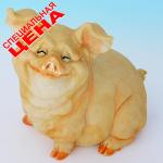 PG-7975 (18) 12*9*12 см Фигурка "Свинья", искусственный камень, пр-во SEALMARK (HONG KONG)