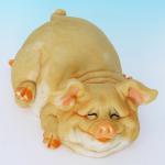 PG-7977 (18) 15*10*5 см Фигурка "Свинья", искусственный камень, пр-во SEALMARK (HONG KONG)