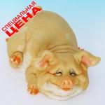 PG-7977 (18) 15*10*5 см Фигурка "Свинья", искусственный камень, пр-во SEALMARK (HONG KONG)