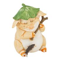 PG-7980 (12) 12*11*15 см Фигурка "Свинья", искусственный камень, пр-во SEALMARK (HONG KONG)