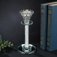 YW-00107 (36) Подсвечник из стекла, 6*18 см 