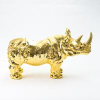 YW-00125 (1) Декоративная фигурка из полистоуна "Носорог", 45*14*27 см 