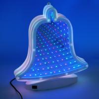 YW-00149 (40) Световая фигура "Колокольчик" с 3D эффектом на батарейках и USB кабелем, 23*26*4 см
