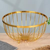 M-FR-062273 (40) Фруктовница металлическая, 25*25*13см.