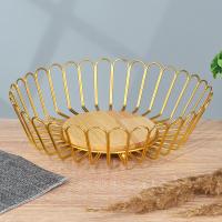 M-FR-062280 (48) Фруктовница металлическая, 28*28*8см.