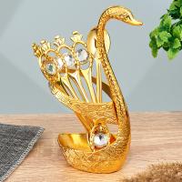 M-UG-062423 (100) Набор из 6-ти десертных ложек "Лебедь". 9,5*5*16 см