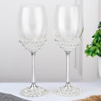 M-75103 (12) Набор из 2 бокалов для вина "Павлин", 400 мл., 7,5*7,5*22,5 см.